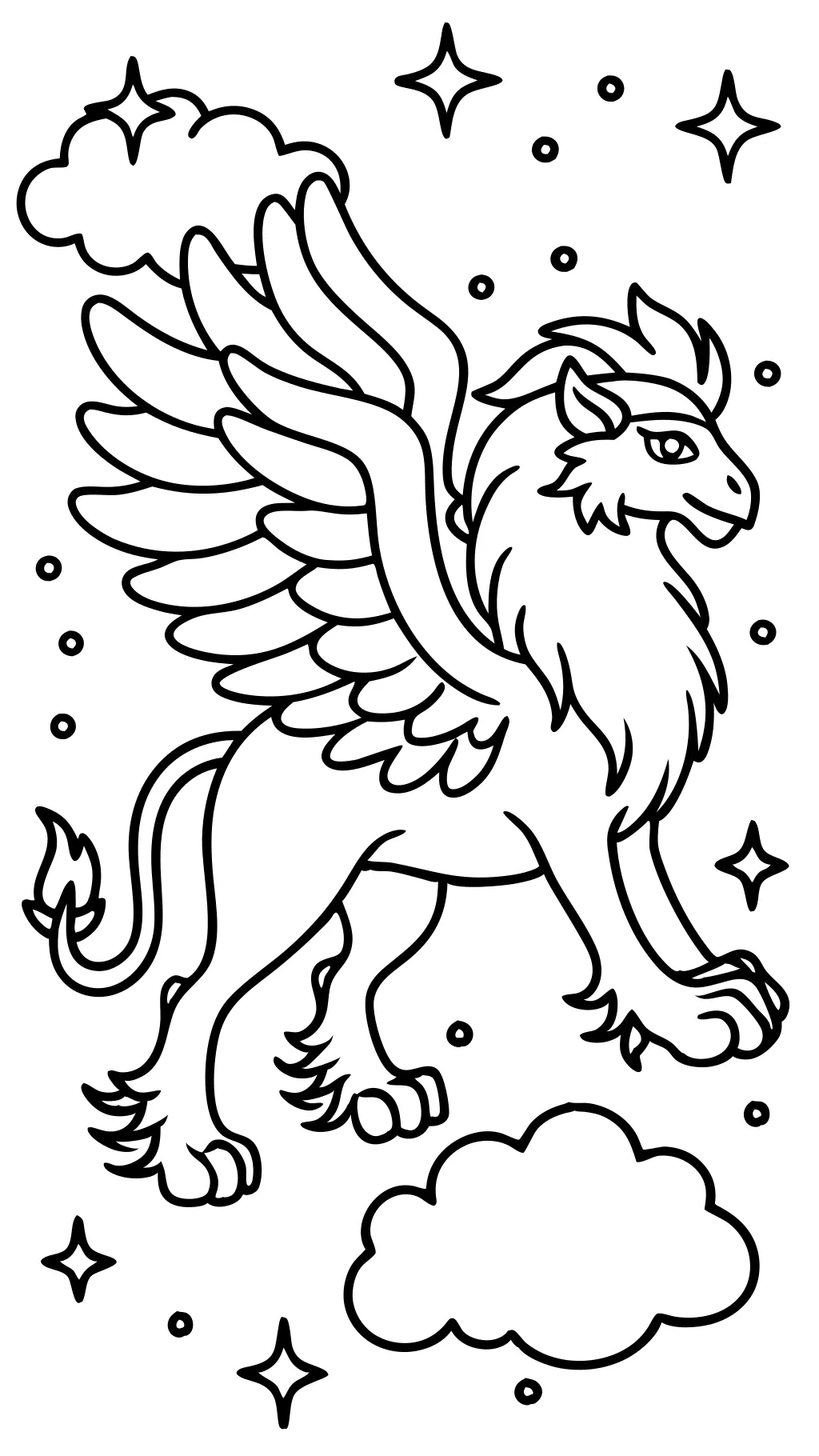 Página para colorear de Griffin